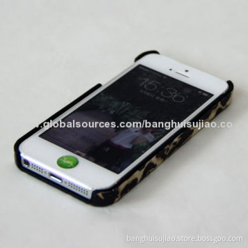 Fashionable Leopard Pattern Mobile Phone Holster for iPhone 5/5S, to Give You Best Protection